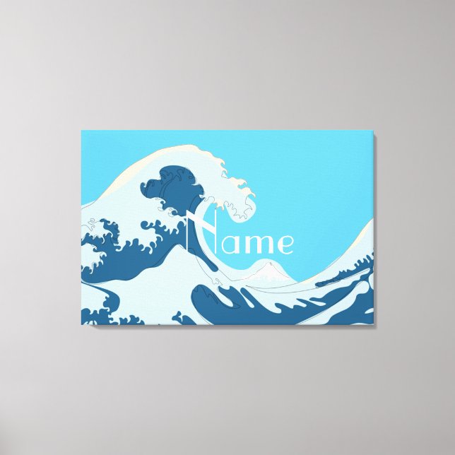 Great Wave Thunder_Cove  Canvas Print (Front)