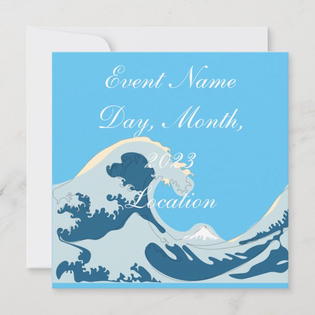Great Wave Thunder_Cove Invitation (Front)