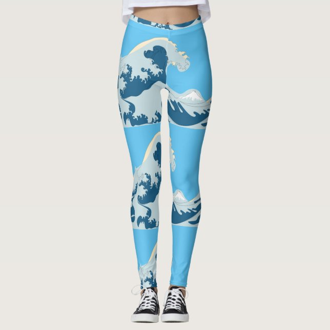 Great Wave Thunder_Cove Leggings (Front)