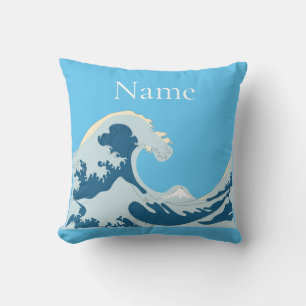 Great Wave Thunder_Cove Throw Pillow