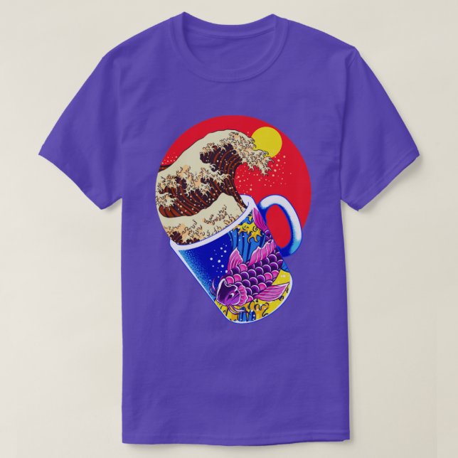 Great Waves of Monday Mornings T-Shirt (Design Front)