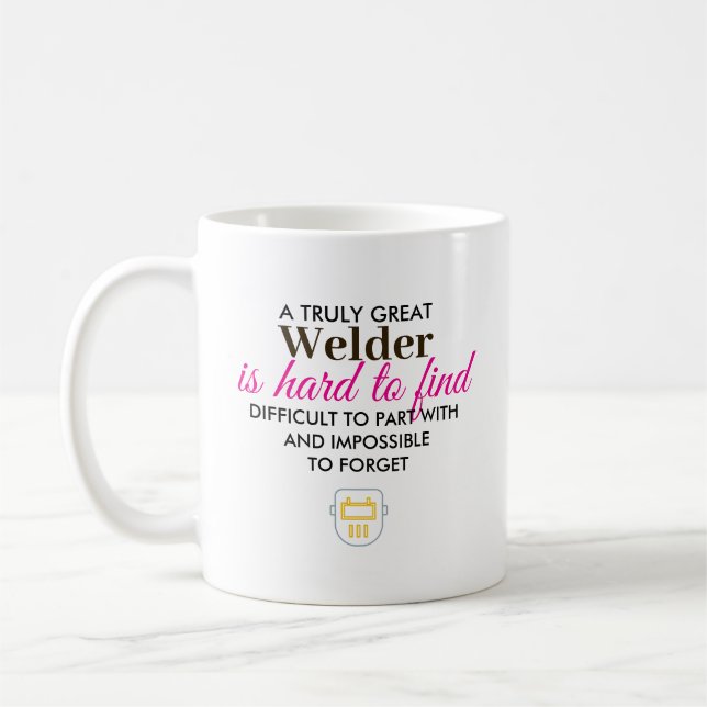 Great Welder Personalized Name Gift Coffee Mug (Left)