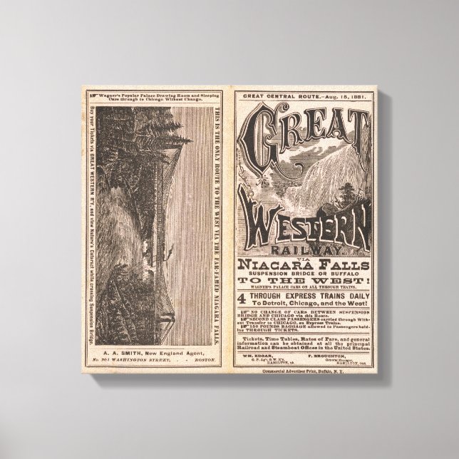 Great Western Railway Canvas Print (Front)