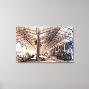 Great Western Railway: Freight shed at Bristol Canvas Print
