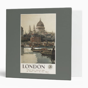 Great Western Railway St. Paul's Travel Poster Binder