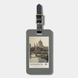 Great Western Railway St. Paul's Travel Poster Luggage Tag