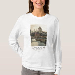 Great Western Railway St. Paul's Travel Poster T-Shirt