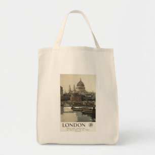 Great Western Railway St. Paul's Travel Poster Tote Bag