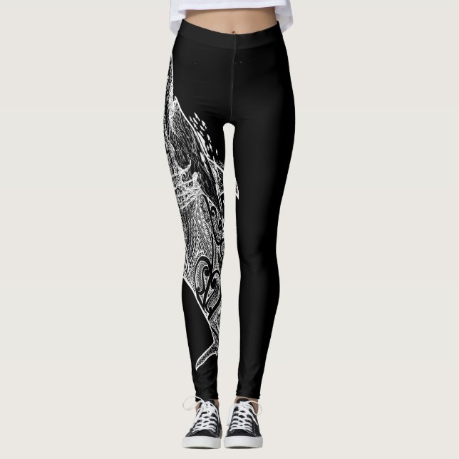 GREAT WHITE LEGGINGS (Front)