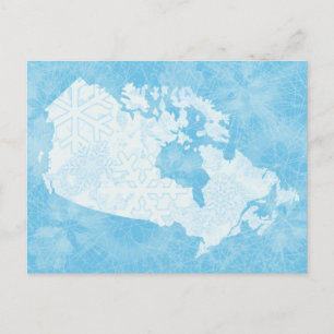 Great White North of Canada - Frozen! Postcard