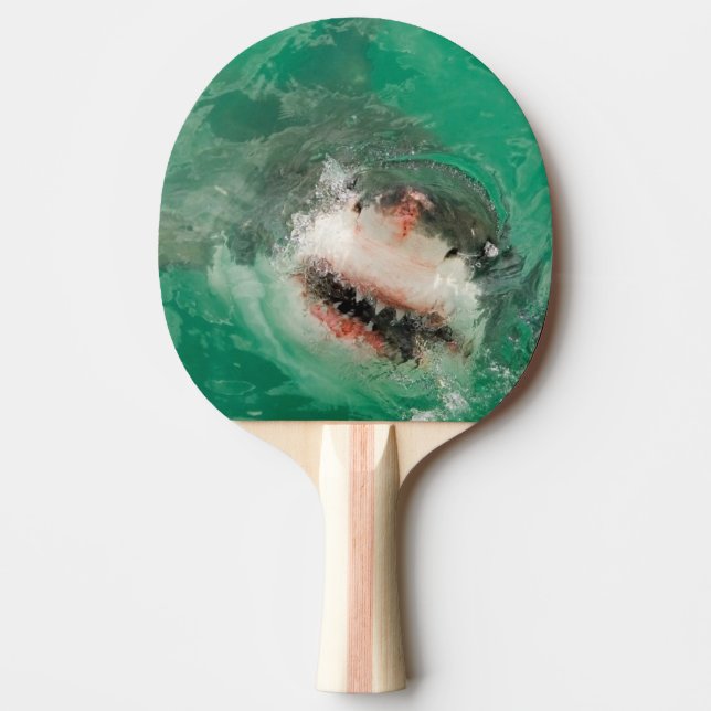 Great White Shark1 Ping Pong Paddle (Front)