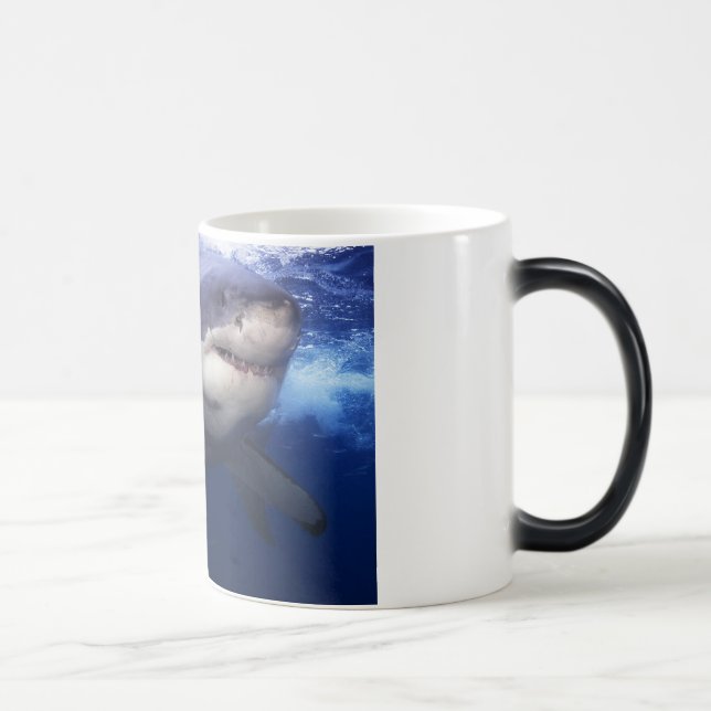 Great White Shark Colour Change Coffee Mug (Right)