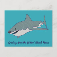 Great White Shark Custom Message
