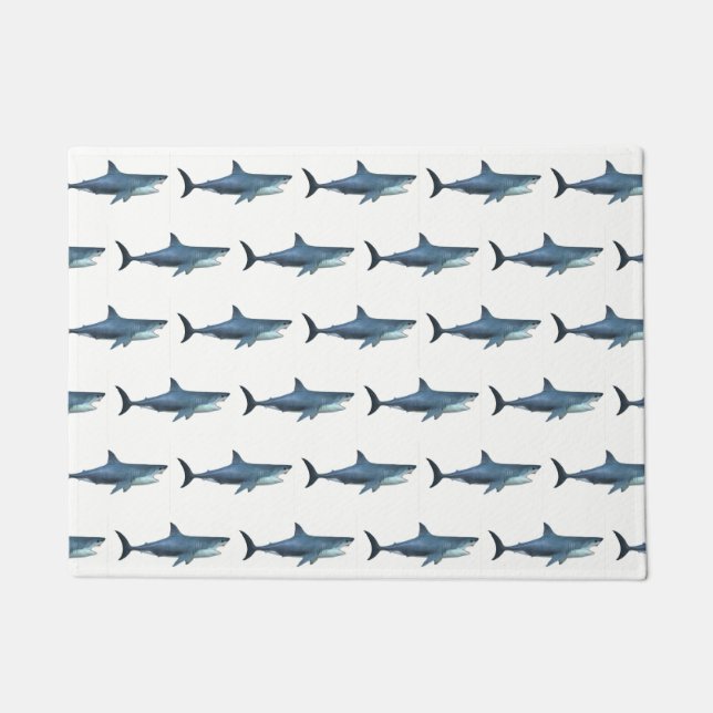 Great White Shark  Doormat (Front)