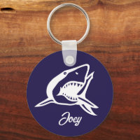 Great white shark drawing personalized