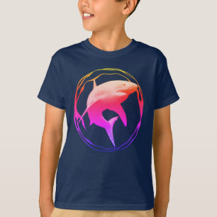 Great White Shark Graphic Design T-Shirt