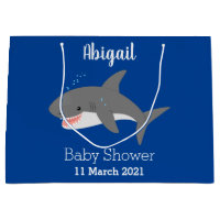 Great white shark happy cartoon illustration
