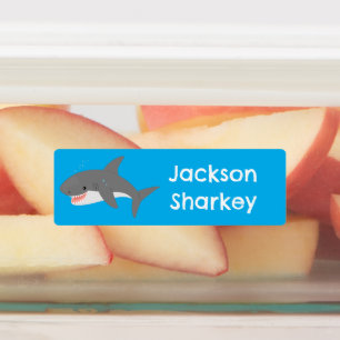 Great white shark happy cartoon personalized 