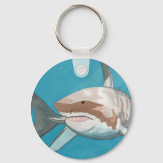 Great White Shark Key Chain