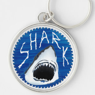 Great White Shark Keychain