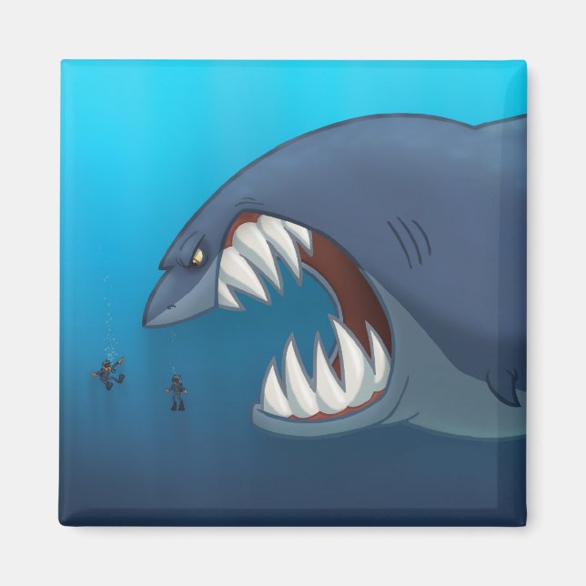 Great White Shark Magnet (Front)