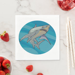 Great White Shark Napkin