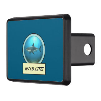 Great White Shark Ocean Blue Truck Hitch Cover