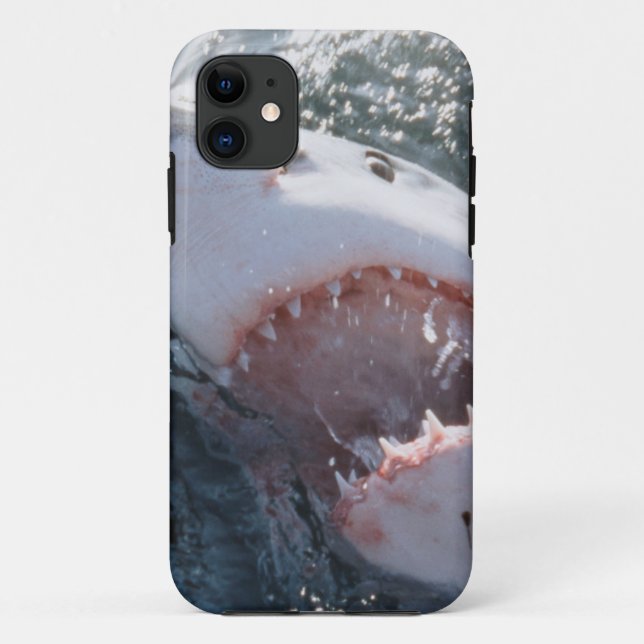Great White Shark on sea Case-Mate iPhone Case (Back)
