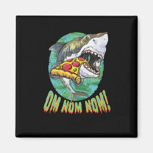 Great White Shark Pizza Magnet