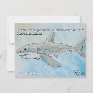 Great White Shark Postcard