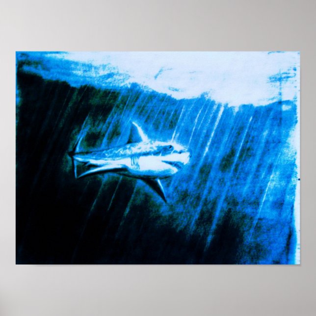 Great White Shark Poster (Front)