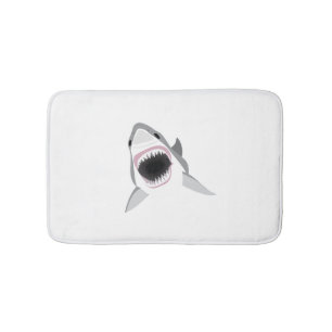 Great White Shark - Shark Attack Bath Mat