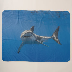 GREAT WHITE SHARK SHERPA BLANKET