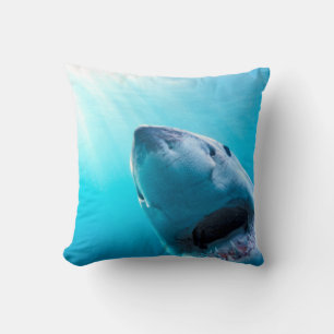 Great White Shark   South Africa Throw Pillow