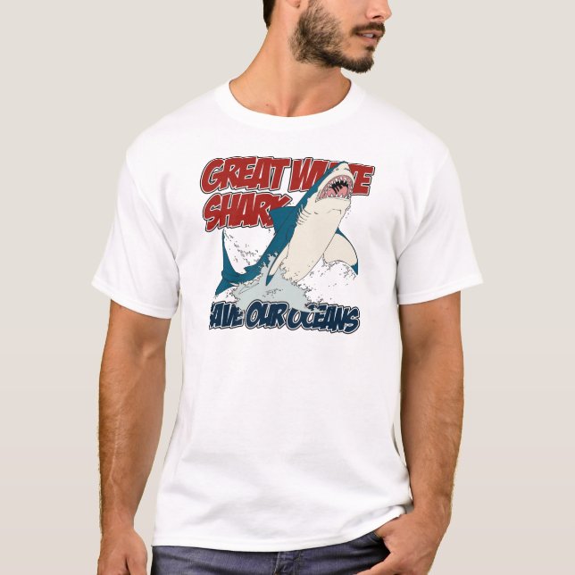Great White Shark T-Shirt (Front)