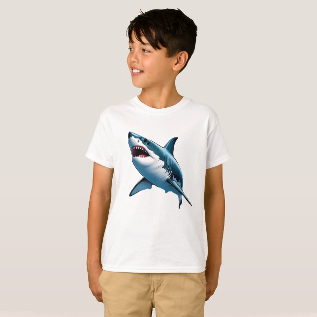 Great White Shark  T-Shirt (Front Full)