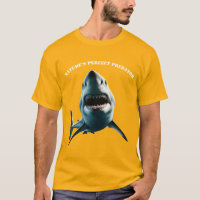 Great White Shark Underwater with Open Mouth URM