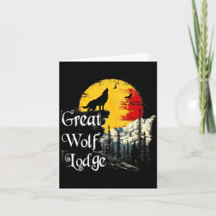 Great Wolf Lodge Lovers Outdoor Adventure Enthusia Card