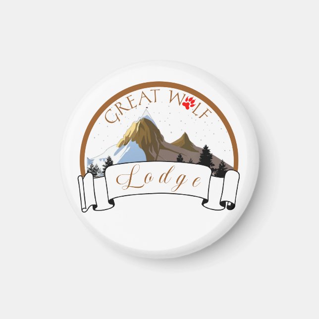 GREAT WOLF LODGE  MAGNET (Front)