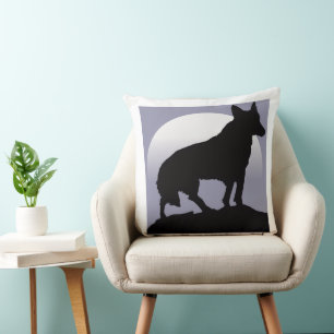 great wolf  throw pillow