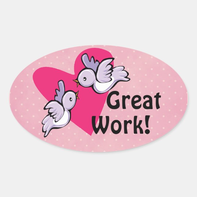 Great Work Reward Stickers (Front)