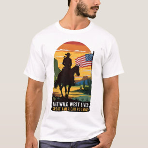 greate american roundup shirt, western attire for T-Shirt