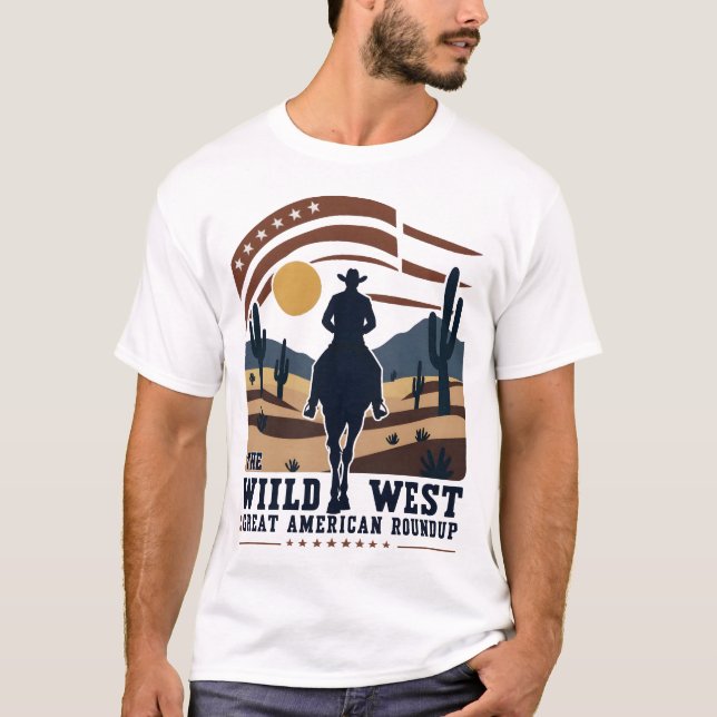 greate american roundup T-Shirt (Front)