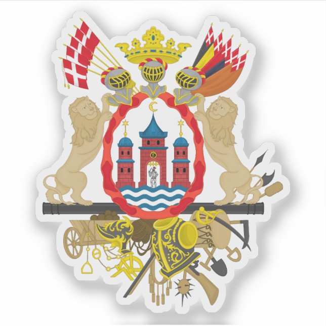 Greater coat of arms of Copenhagen (Front)