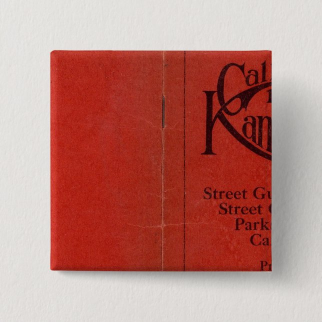 Greater Kansas City 2 Inch Square Button (Front)