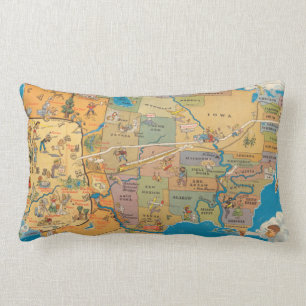 "Greater!" Los Angeles and the United States Lumbar Pillow