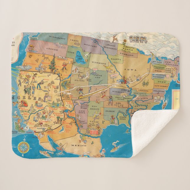 "Greater!" Los Angeles and the United States Sherpa Blanket (Front (Horizontal))