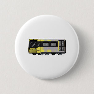 Greater Manchester Metrolink graffiti bomb sticker 2 Inch Round Button