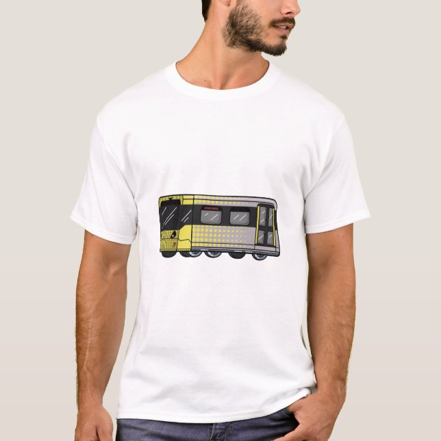 Greater Manchester Metrolink graffiti bomb sticker T-Shirt (Front)