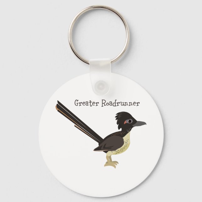 Greater Roadrunner Keychain (Front)